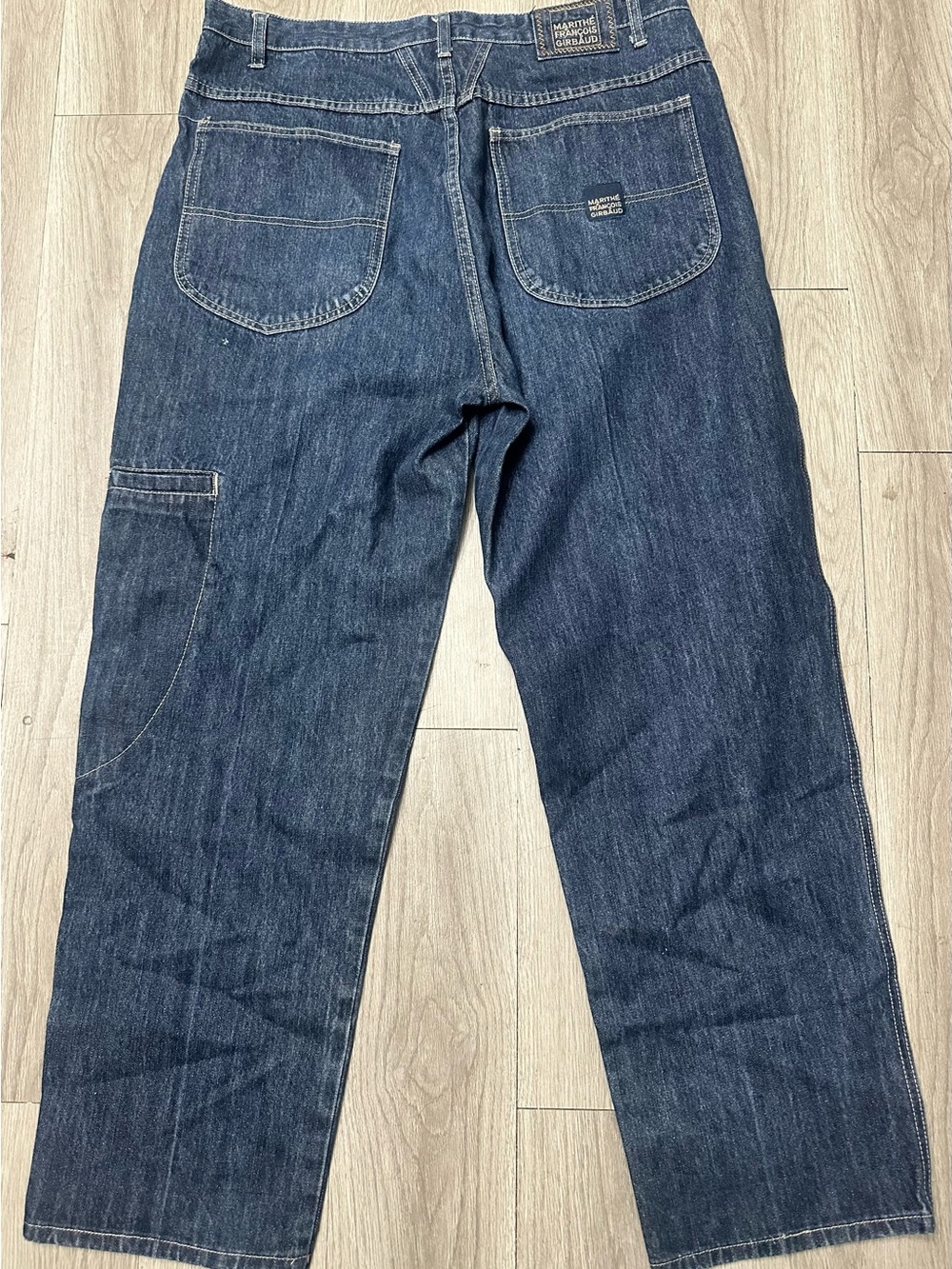 Marithe Francois Girbaud Men’s Dark Blue Relaxed Denim Jeans Size 38